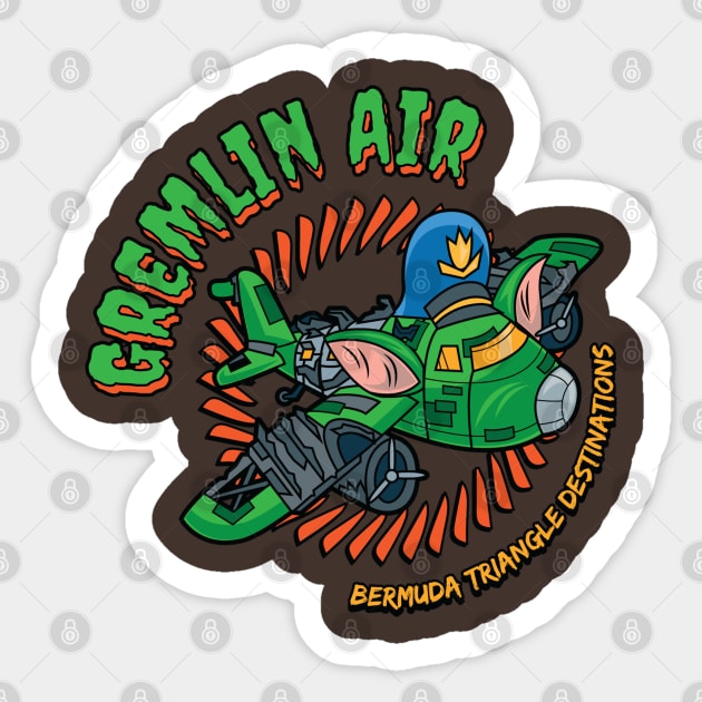 Gremlin Airlines Sticker by DeepDiveThreads